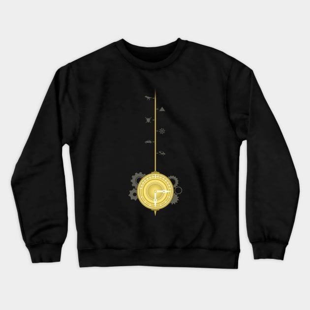 Pendulum of Time Crewneck Sweatshirt by TheHookshot